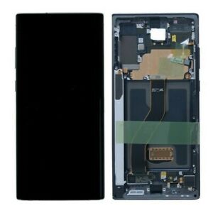 Original Écran Complet Vitre Tactile LCD Châssis Samsung Galaxy Note 10 (N970F) Service Pack Noir